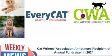 EveryCat Health Foundation Honored Recipient of Cat Writers’ Association Annual Fundraiser in 2024
